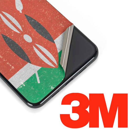 Kenya Flag Distressed Google Pixel 3a XL Skin